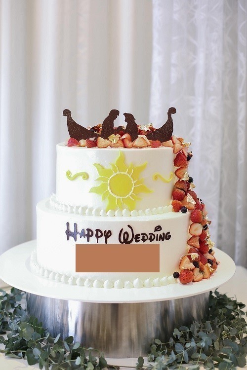こだわり満載！グランディエールのウエディングケーキ🍰