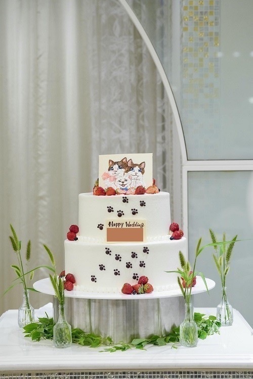 こだわり満載！グランディエールのウエディングケーキ🍰