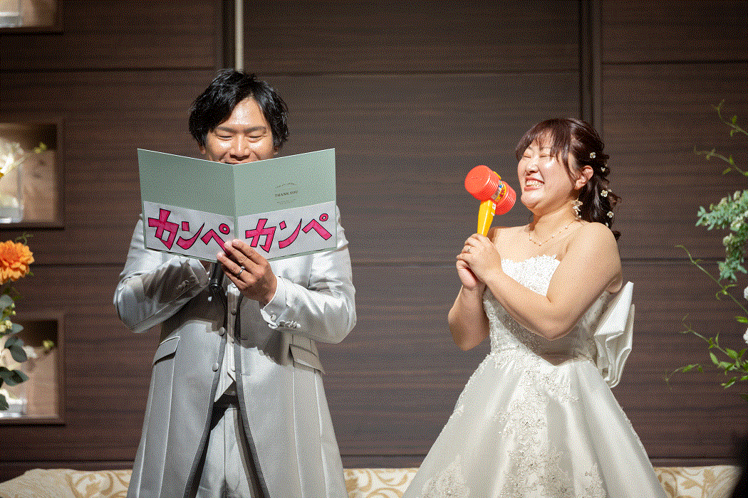 笑顔沢山！やりたい事全部を詰め込んだ結婚式！