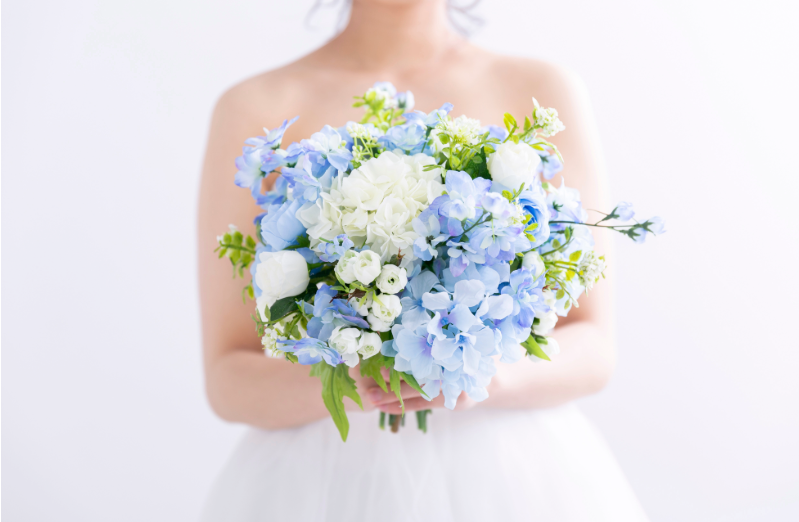 サムシングブルーだけじゃない💙結婚式に込めた『4つの願い』
