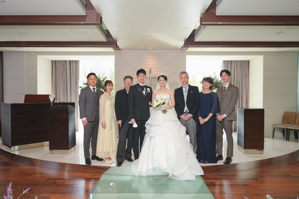 家族への愛で創った 温かな結婚式