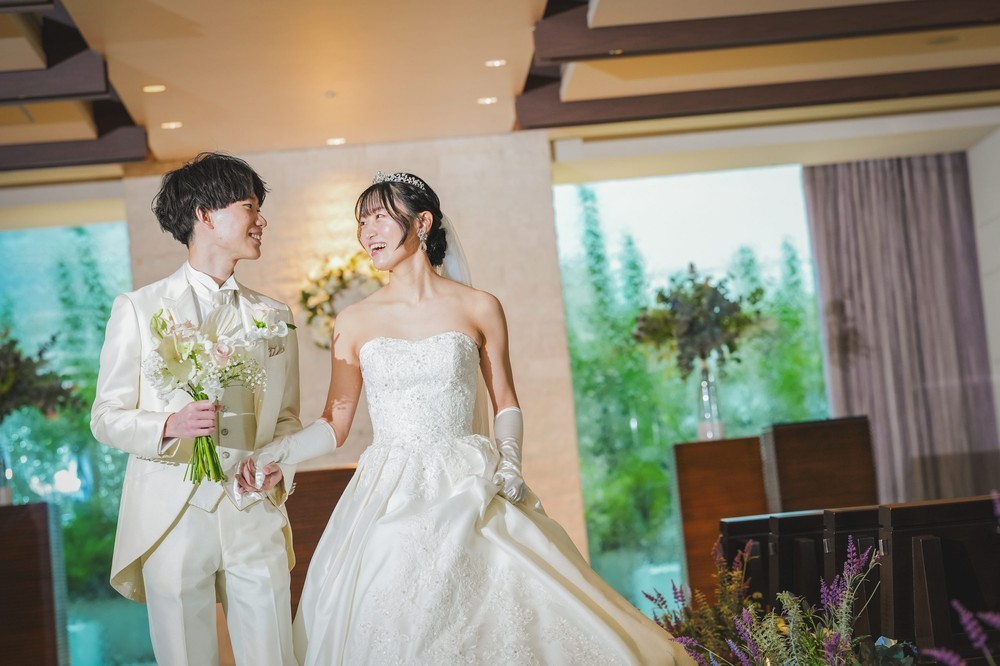 ふたりがかわいい❤ポップな結婚式