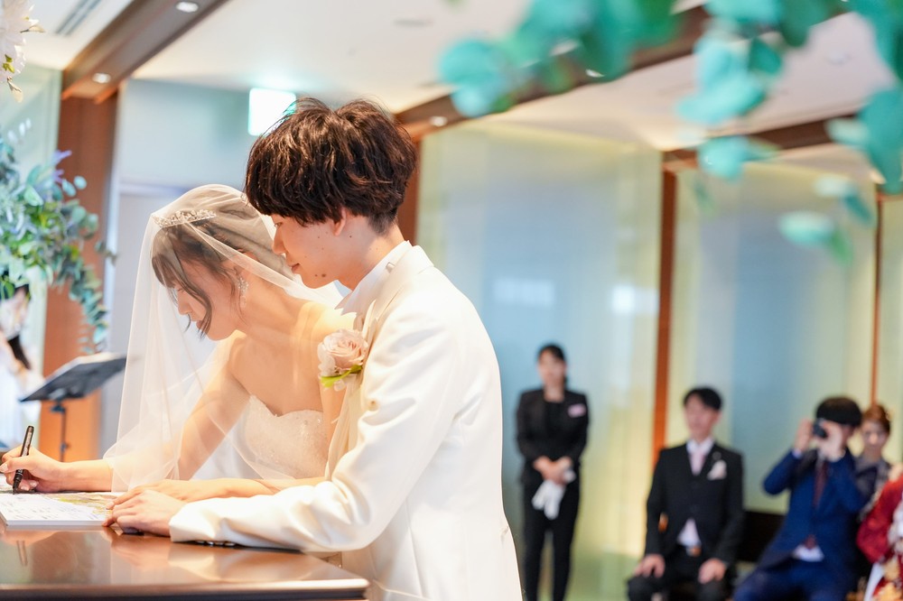 ふたりがかわいい❤ポップな結婚式