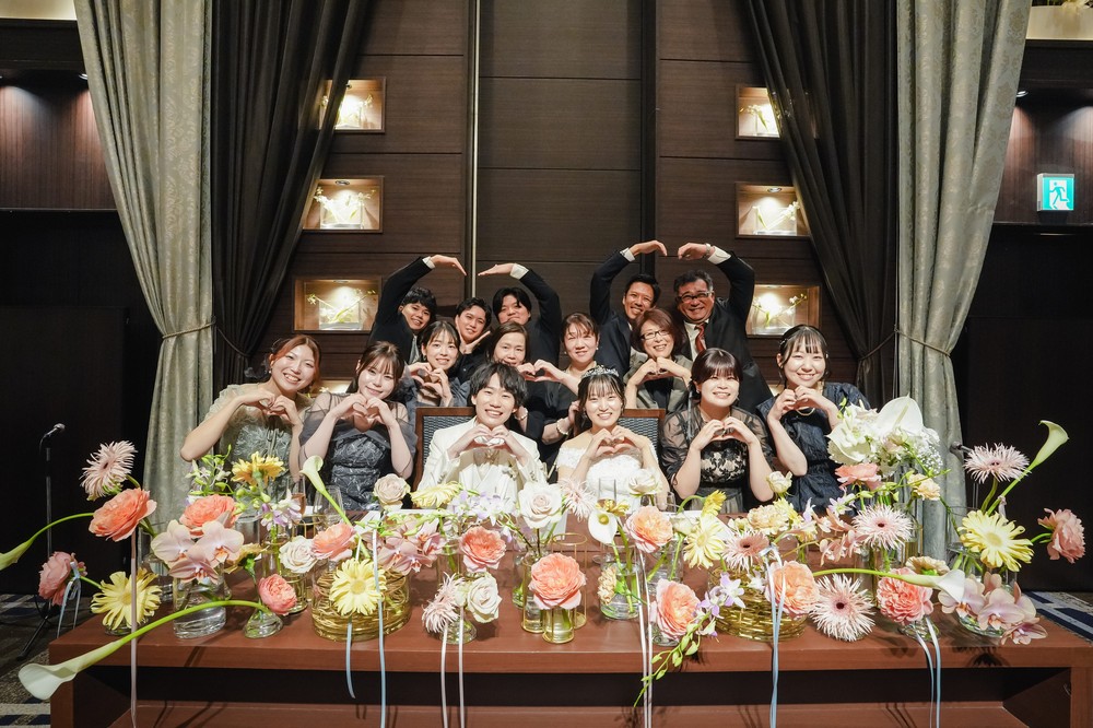 ふたりがかわいい❤ポップな結婚式