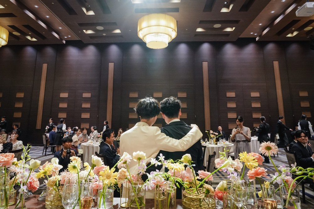 ふたりがかわいい❤ポップな結婚式
