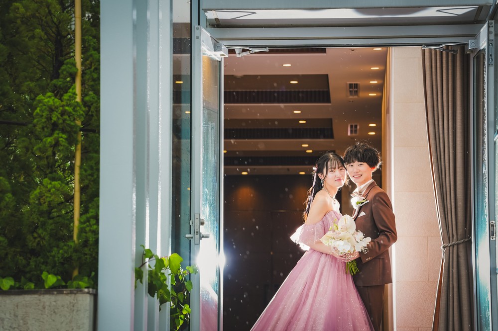 ふたりがかわいい❤ポップな結婚式