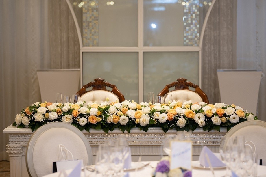 結婚式のメインテーブル装花の基本
