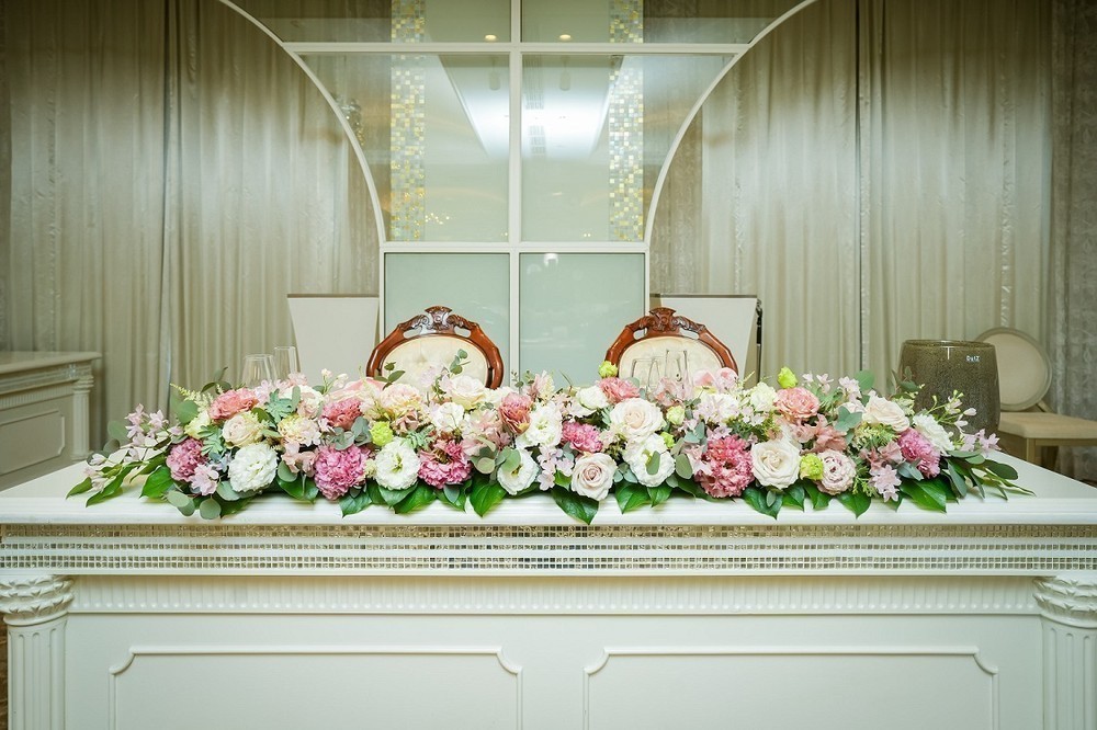 結婚式のメインテーブル装花の基本