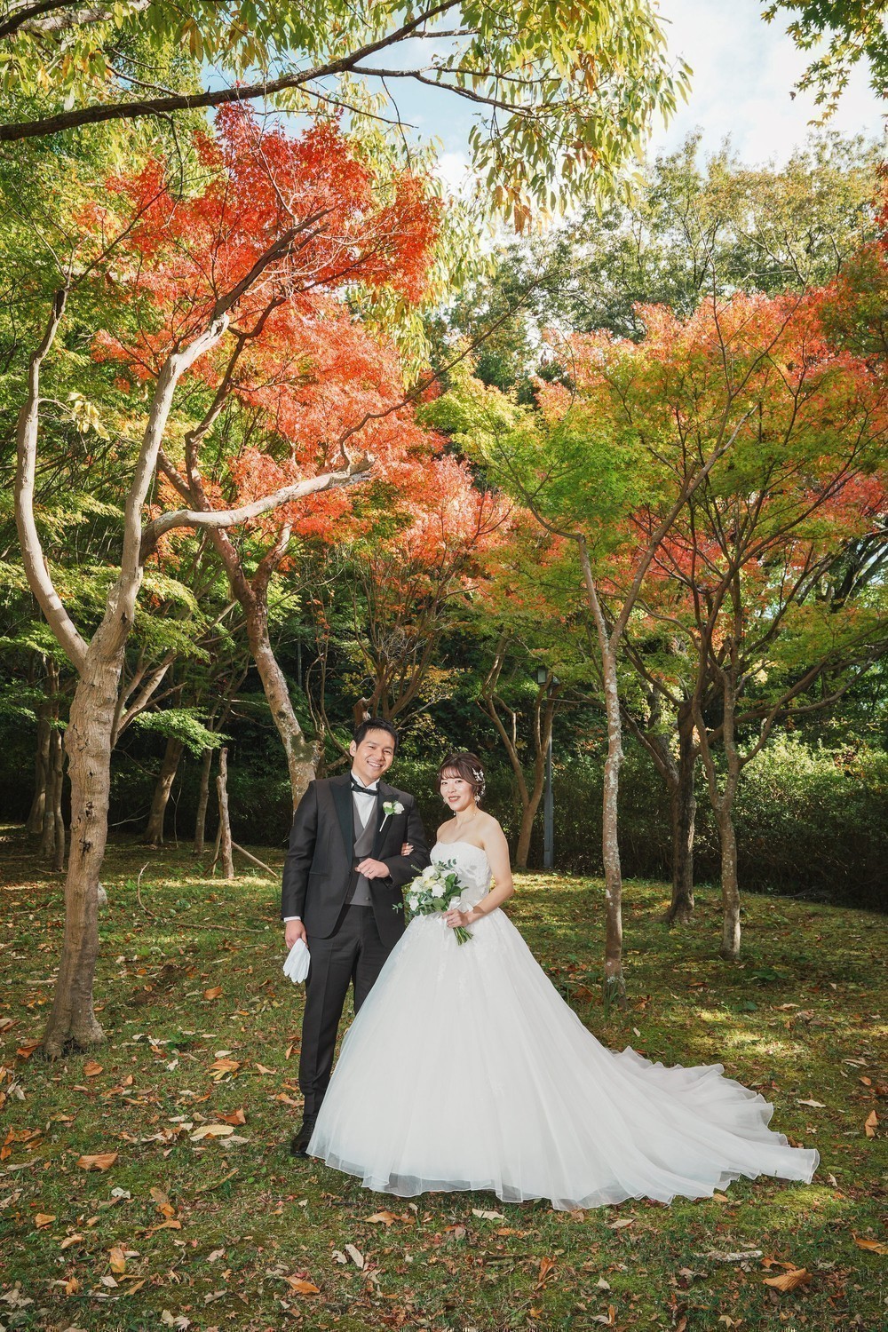 静岡県立美術館での前撮り撮影