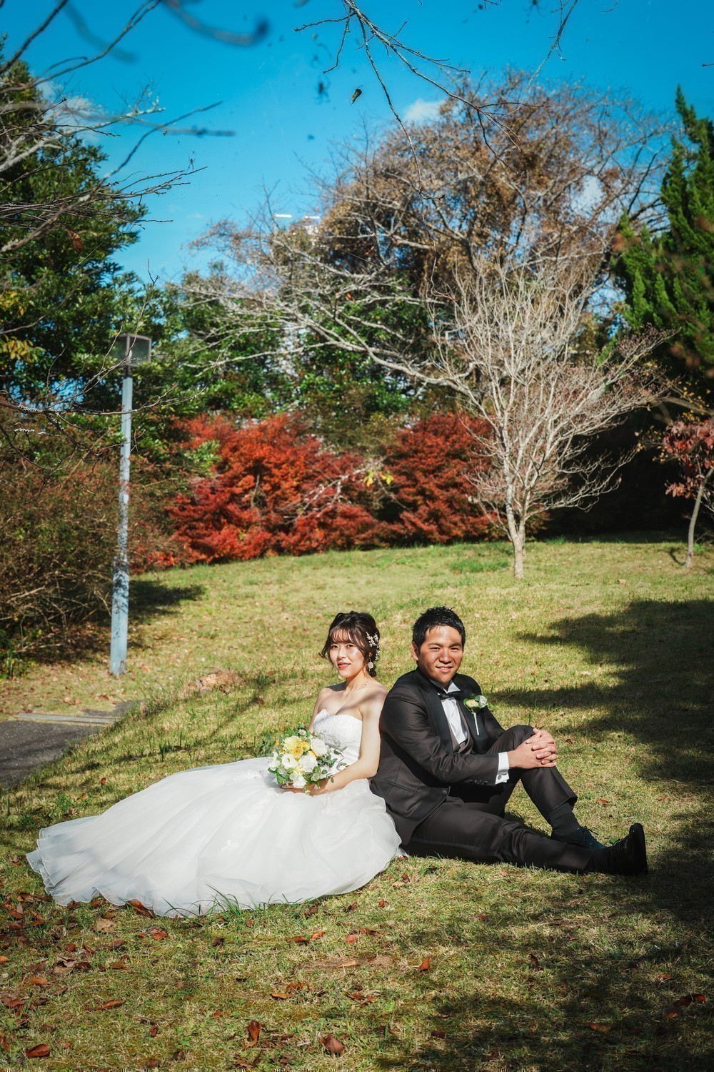 静岡県立美術館での前撮り撮影