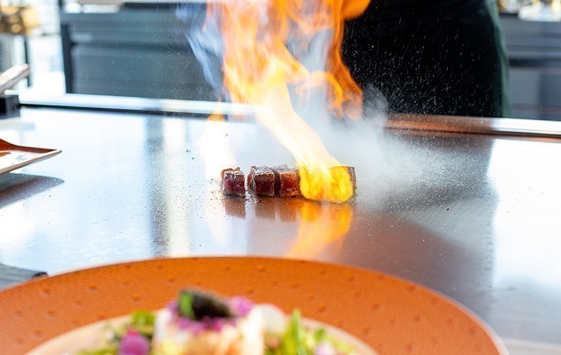 静岡のレストランならグランディエールブケトーカイの鉄板焼葵