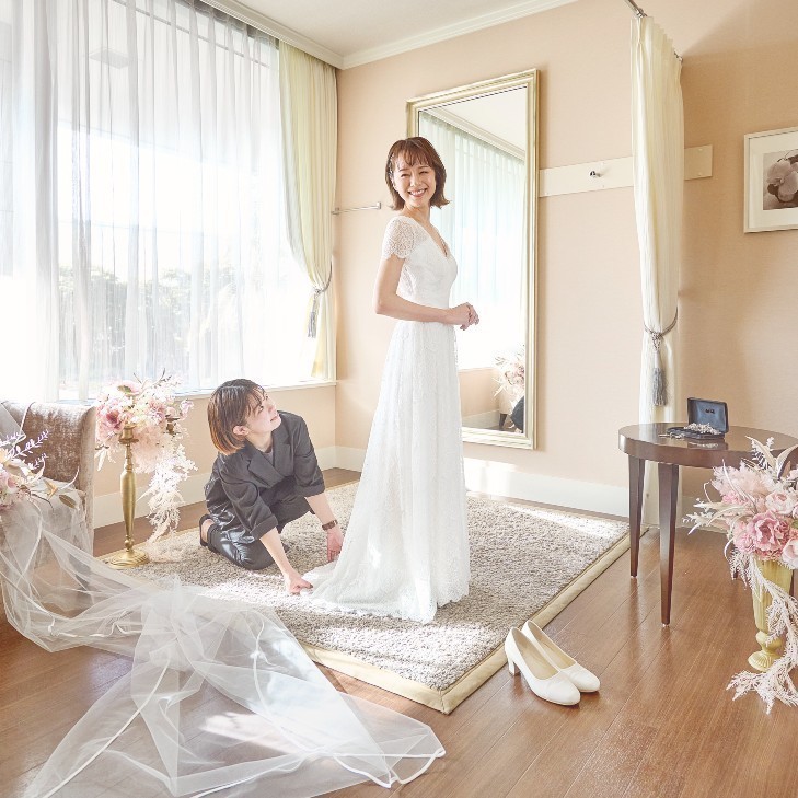 ＊衣装から準備スタート＊
花嫁体験ドレス試着フェア