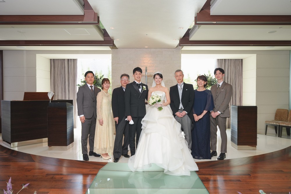 家族への愛で創った　温かな結婚式