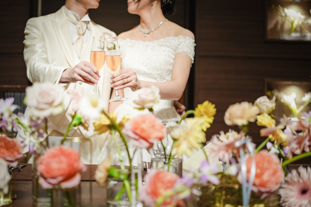 ふたりがかわいい❤ポップな結婚式