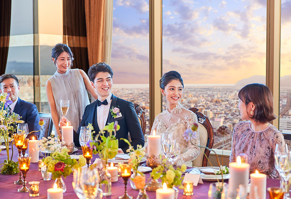 少人数会場で親しいご家族様やご親族様とアットホームに過ごすウエディング